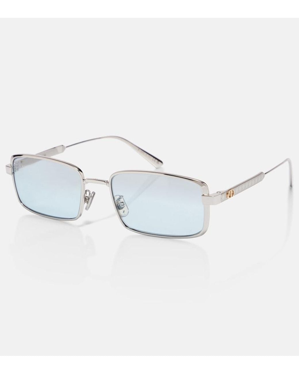 Dior Blue Diorcannage S2U Rectangular Sunglasses