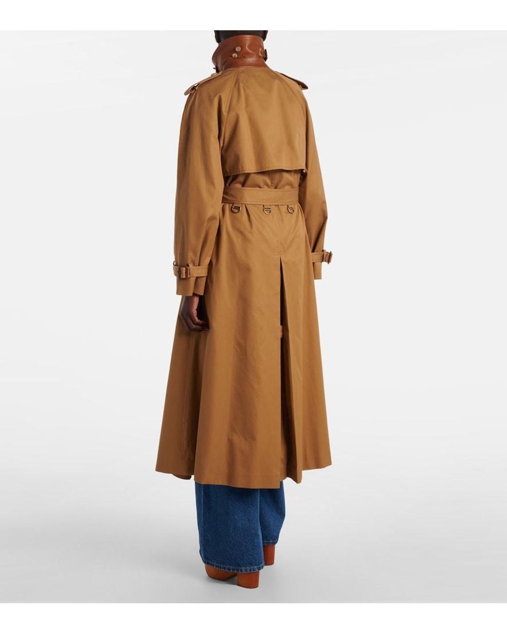 Chloé Brown Cotton Gabardine Trench Coat
