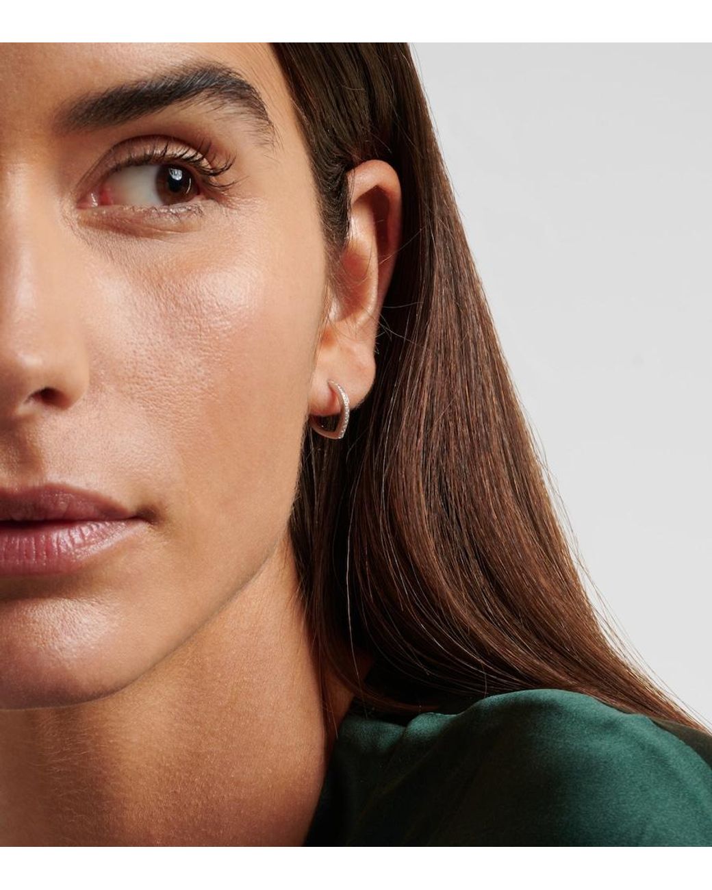 Repossi White Antifer 18Kt Earring With Diamonds