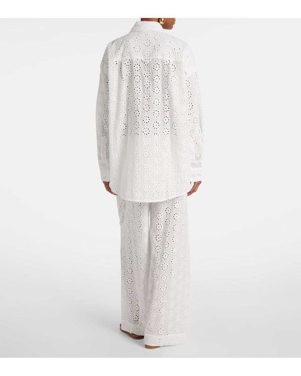 Camisa Colton De Algodon Staud de color White