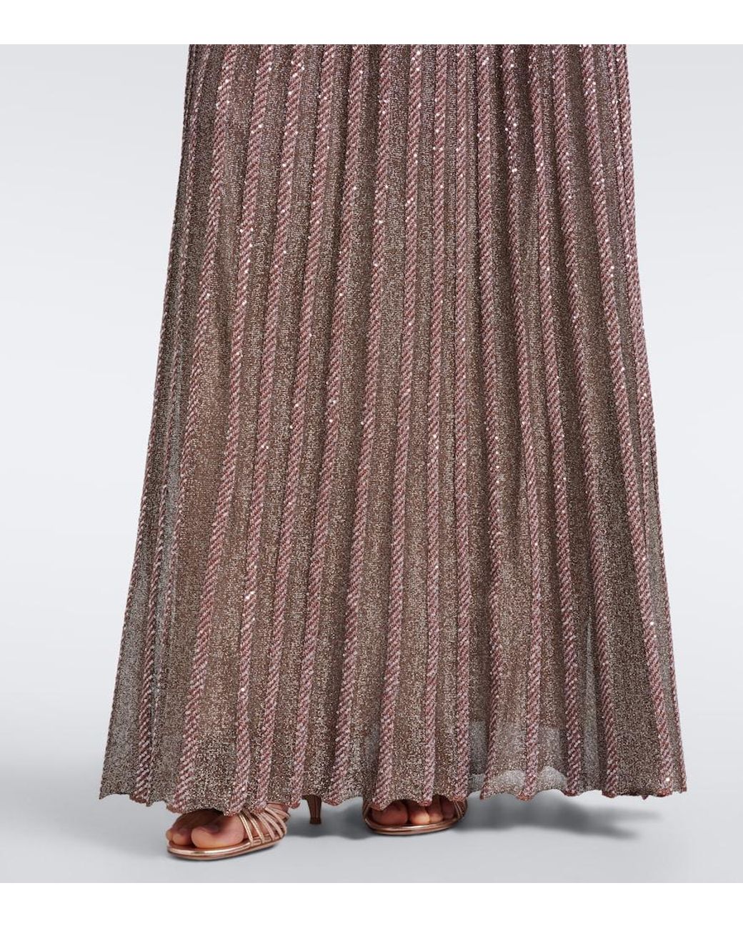 Missoni Brown Sequined Gown