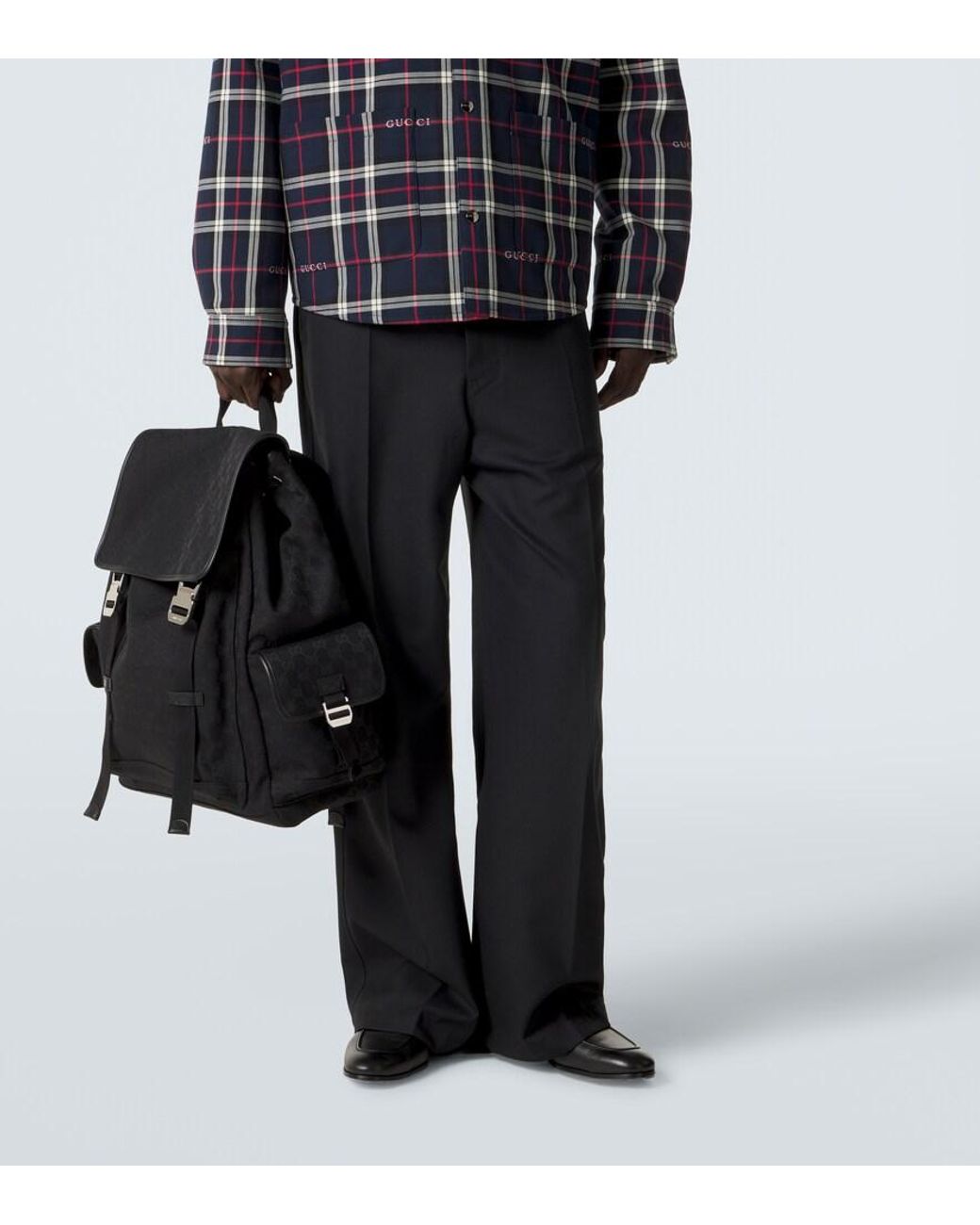 Gucci Rucksack Gg Large Aus Canvas in Black für Herren