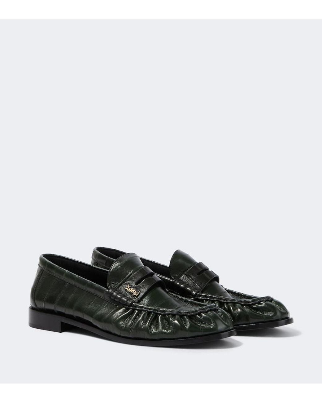 Saint Laurent Black Le Loafer Eel Leather Loafers for men