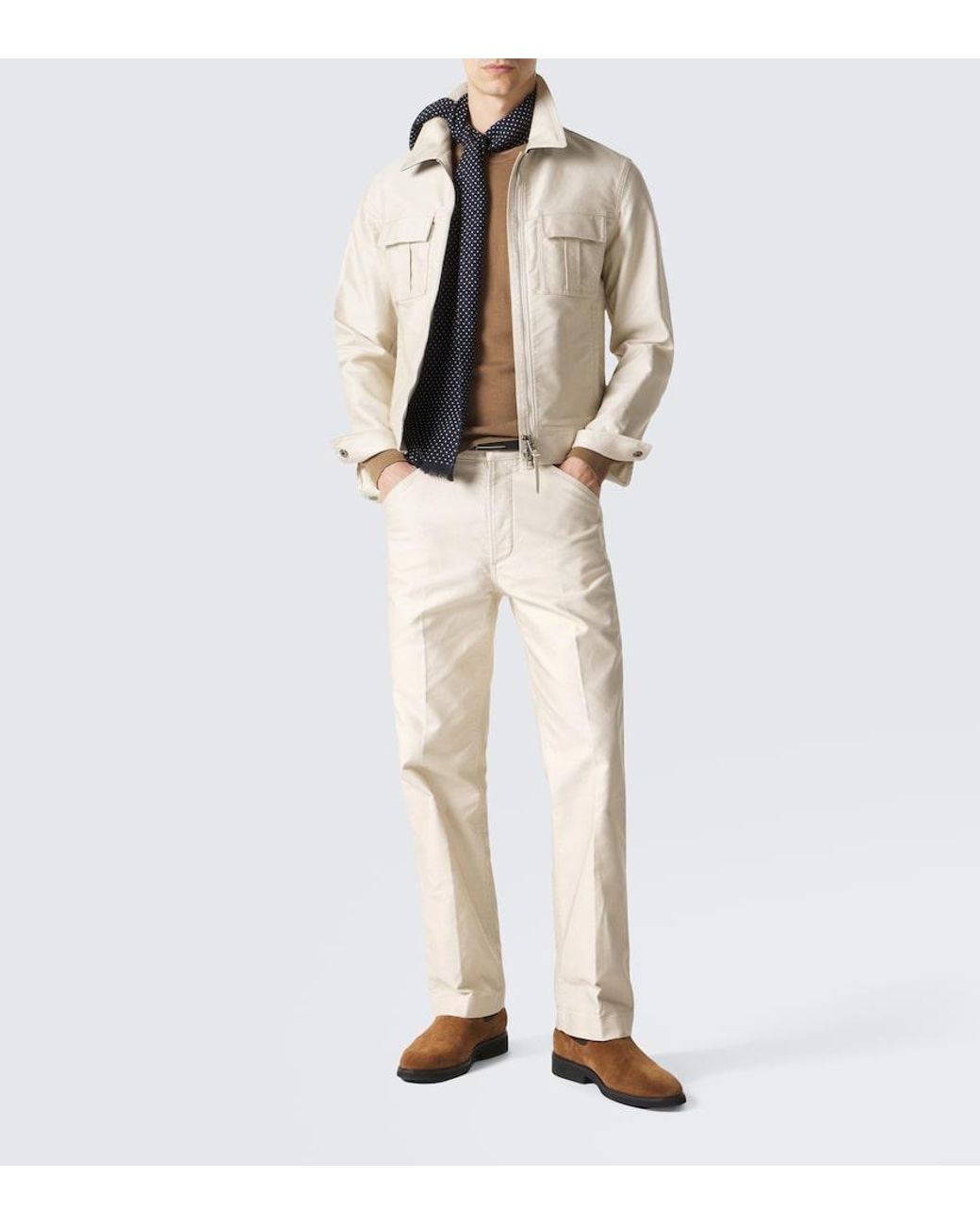 Tom Ford Brown Owen Suede Chelsea Boots for men