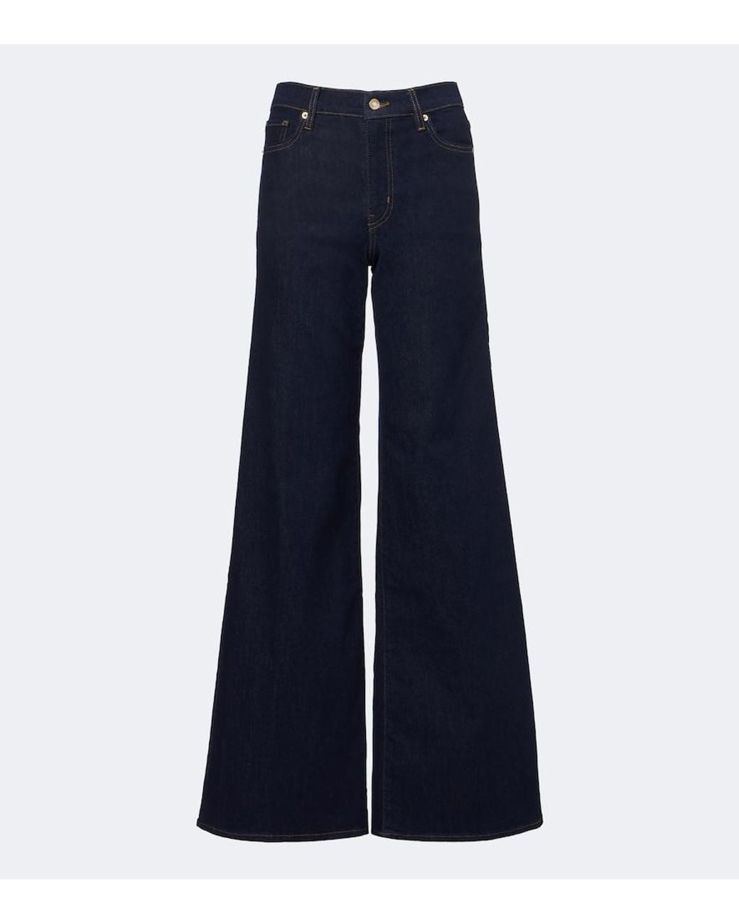 FRAME Blue The Palace Flared Jeans