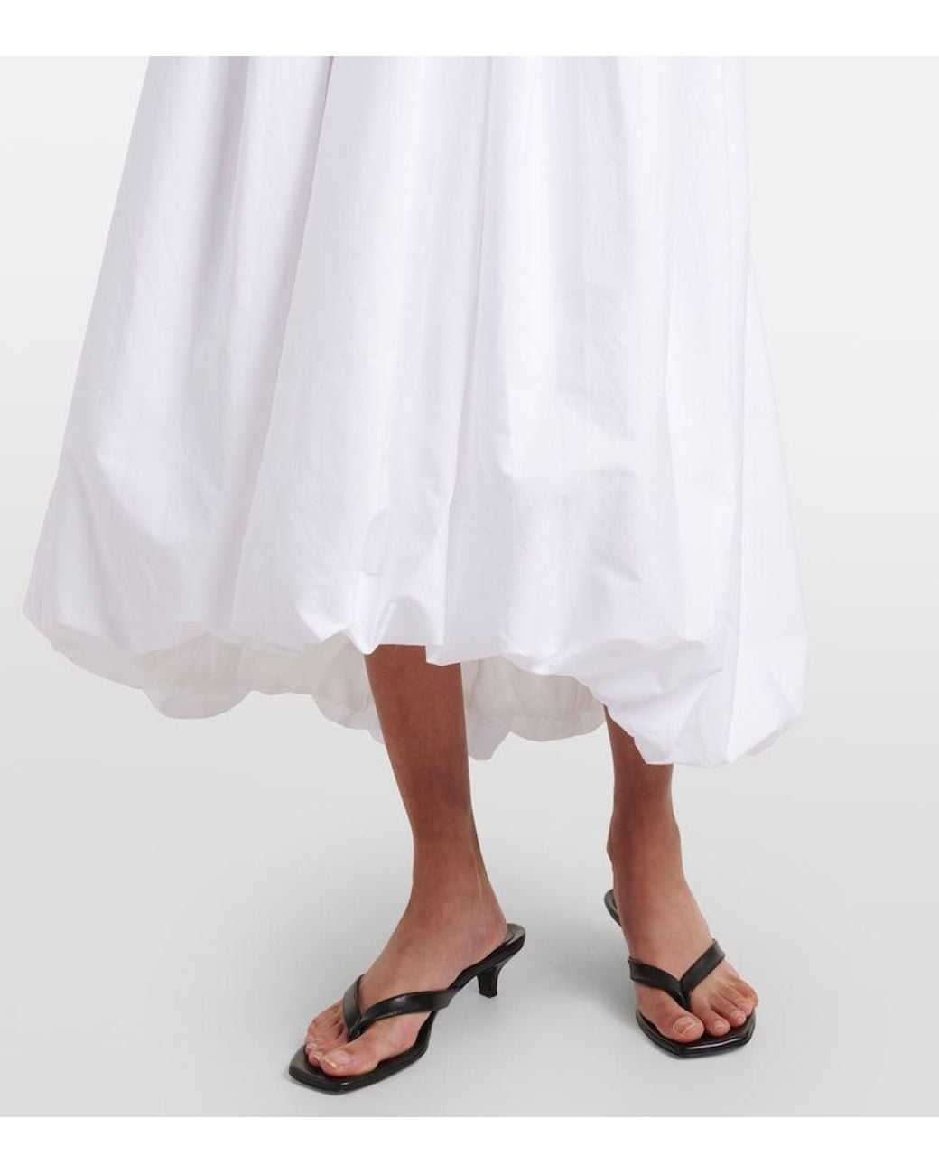 Robe Midi Pfeiffer Jonathan Simkhai en coloris White