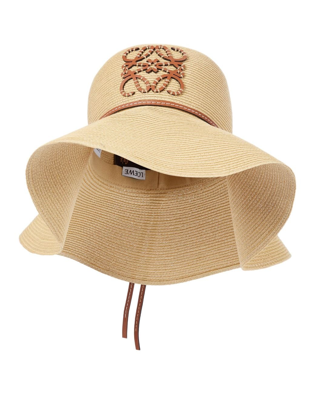 Loewe Paula's Ibiza ストローハット 59 Loewe Paula's Ibiza Straw Hat in Metallic | Lyst