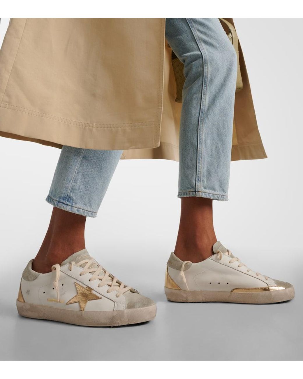 【関税&送料込】Golden Goose Deluxe Brand White Leather Pure Golden Goose sneaker pure star white leather