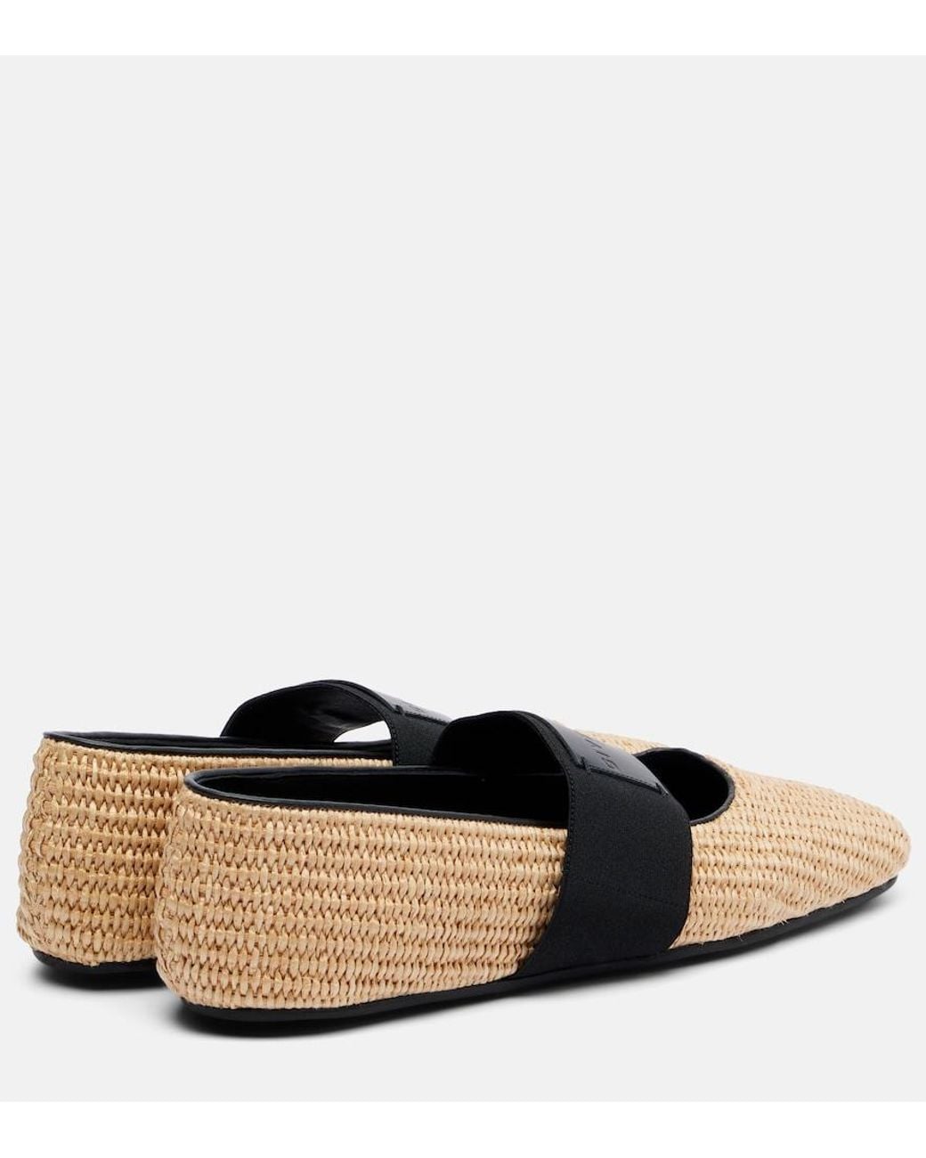 Givenchy Natural Sliced Square Mary Jane Flats