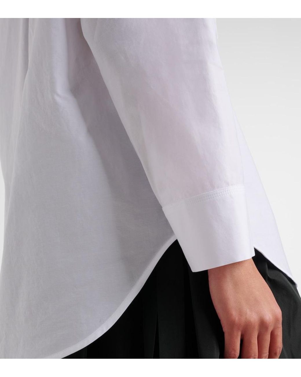 Top Yole De Algodon Max Mara de color White