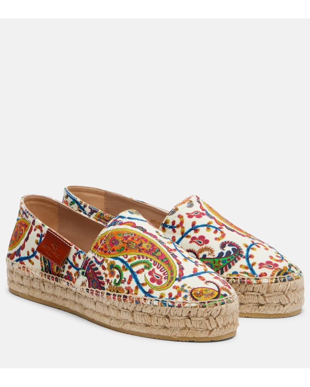 Etro Brown Espadrilles Aus Canvas