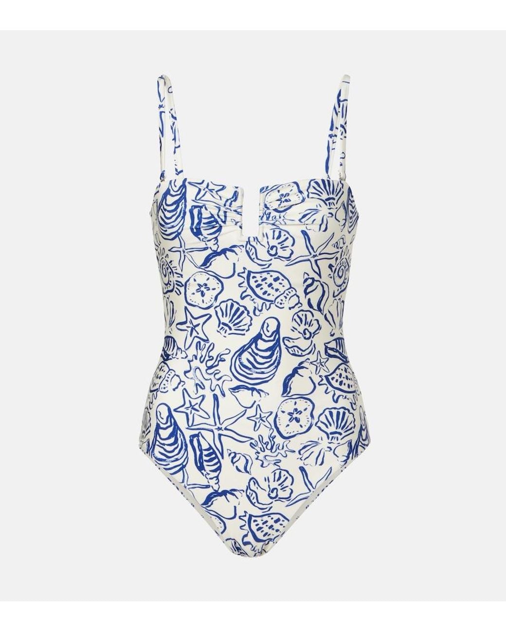 Banador Ottilie Estampado Jonathan Simkhai de color Blue