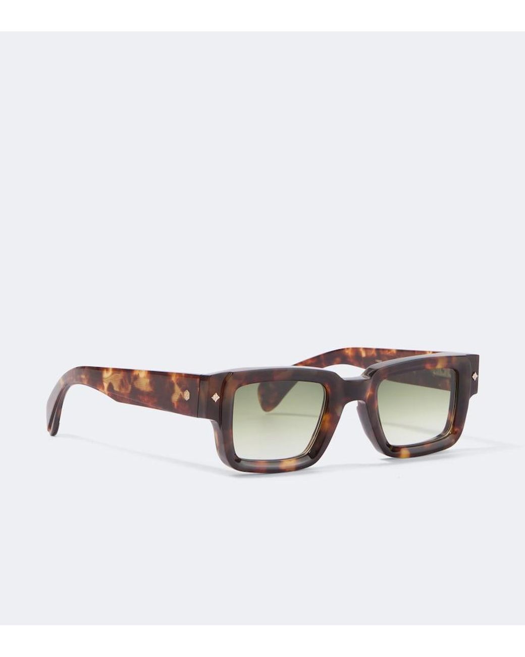 sato Multicolor Cervantes Tortoiseshell Rectangular Sunglasses for men
