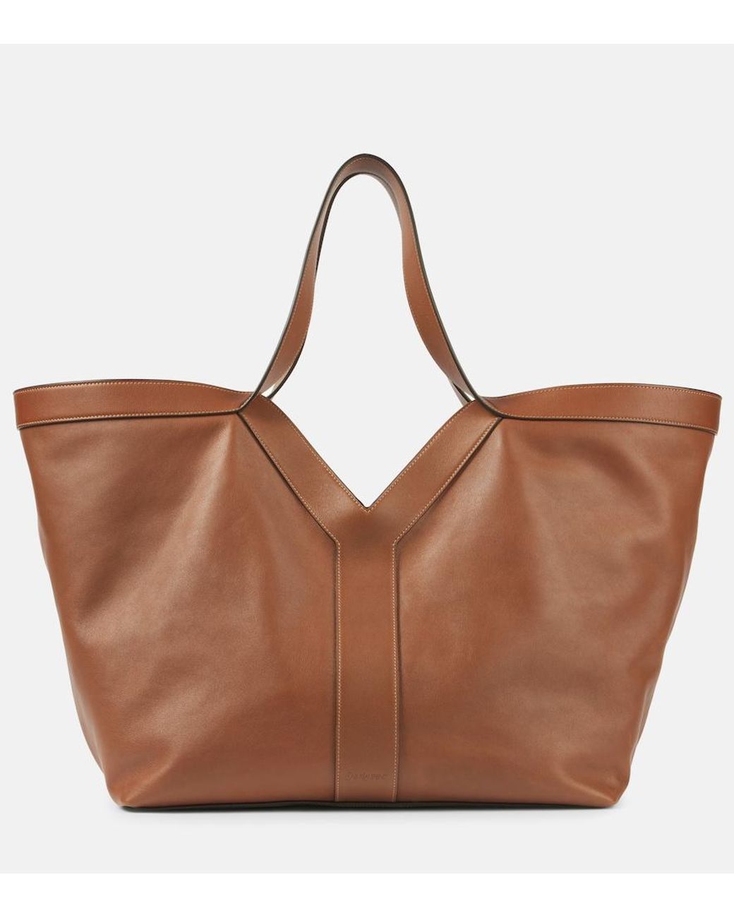 Borsa Y di Saint Laurent in Brown