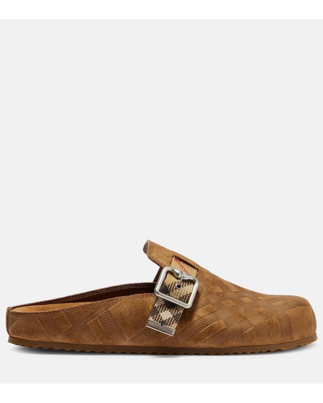 Mules di Burberry in Brown
