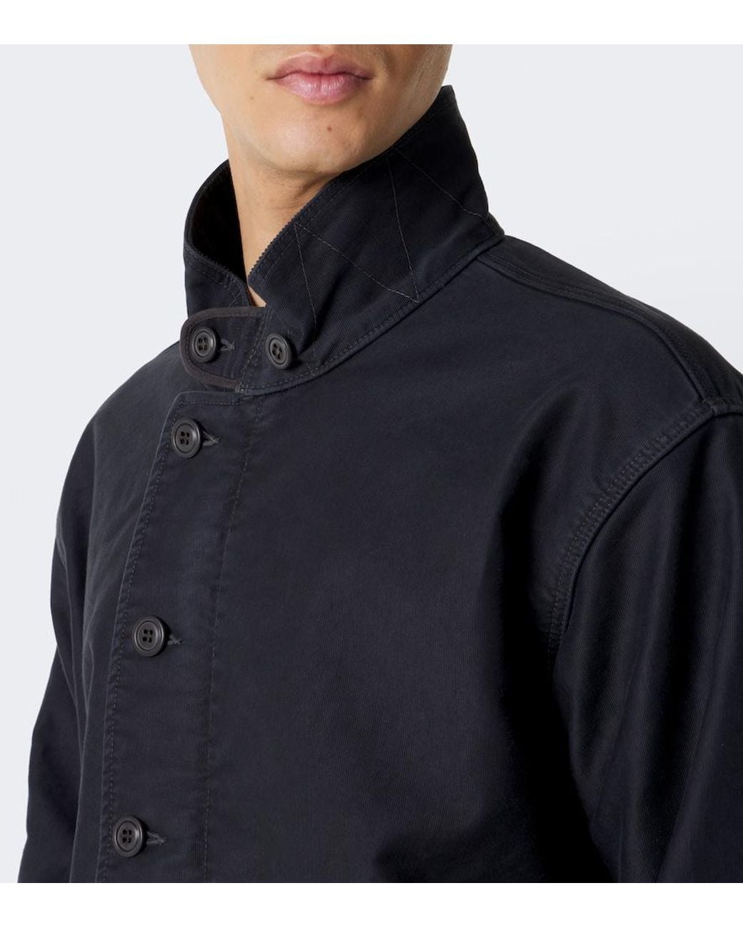 RRL Blue Jungle Cloth Deck Jacket for men