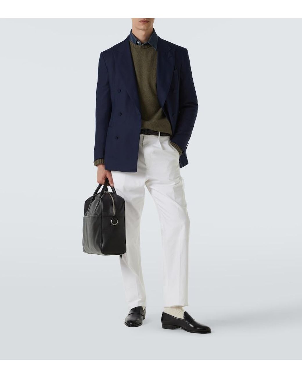 Pull En Coton Dunhill pour homme en coloris Green