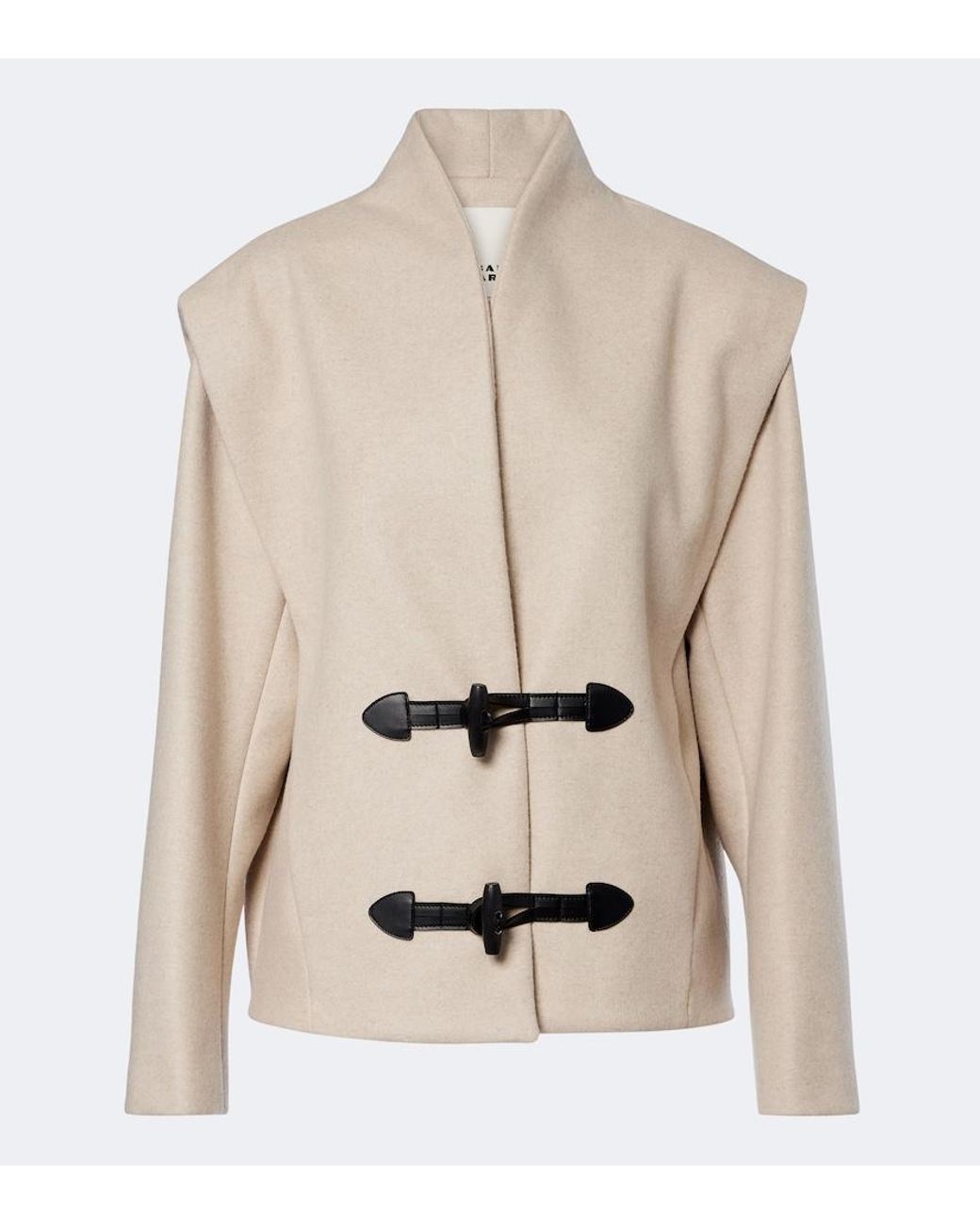 Isabel Marant Natural Toria Wool And Cashmere Jacket