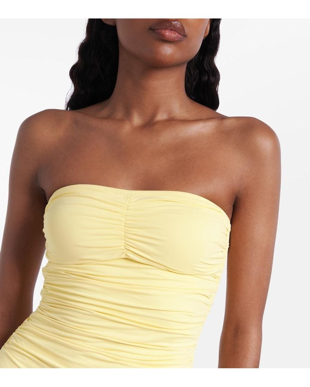 Melissa Odabash Yellow Badeanzug Sydney