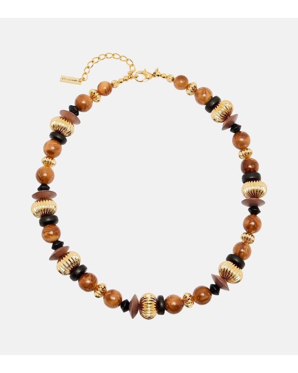 Jennifer Behr Metallic Rumi Necklace