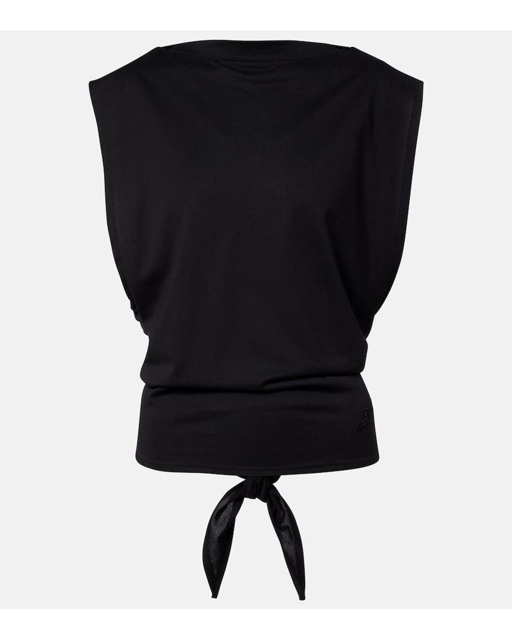 Top Marcel Moisson di Jacquemus in Black