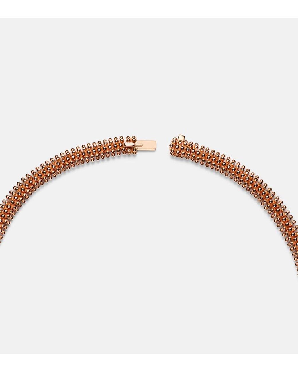 BVLGARI White Serpenti 18Kt Rose Necklace With Diamonds And Onyx