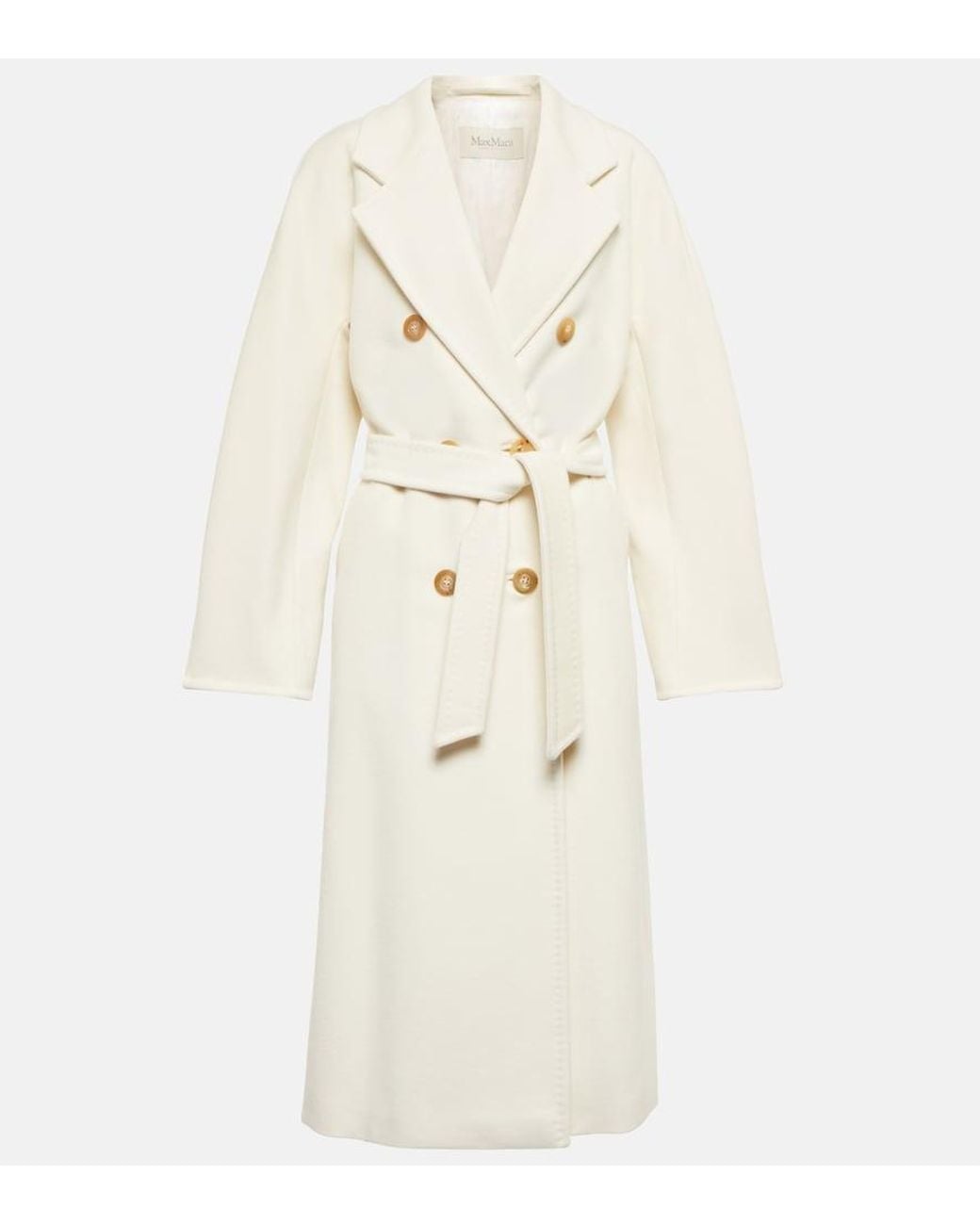 Max Mara Natural Madame Wool And Cashmere Coat