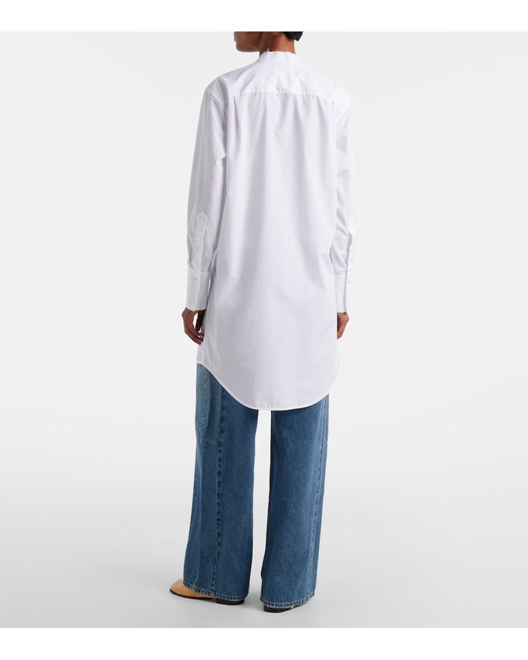 AG Jeans Blue Jesolo Wide-Leg Jeans
