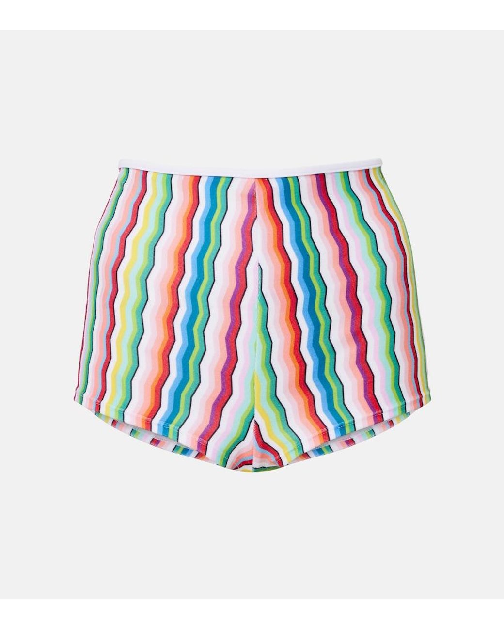 Missoni White Zigzag Micro Shorts