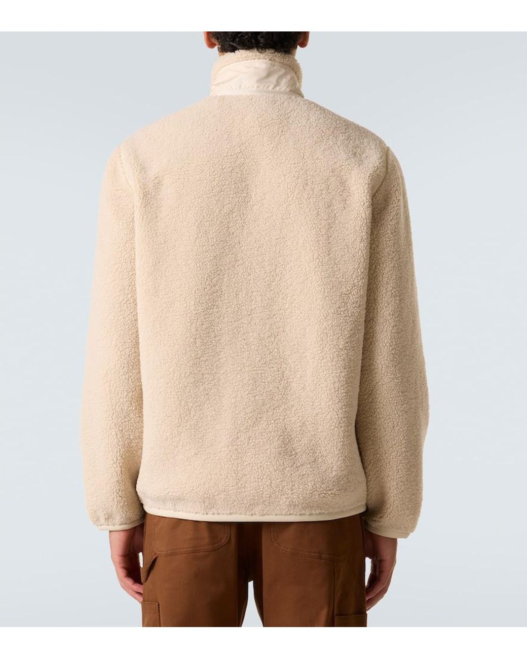 Moncler Natural Fleece Zip-Up Cardigan for men