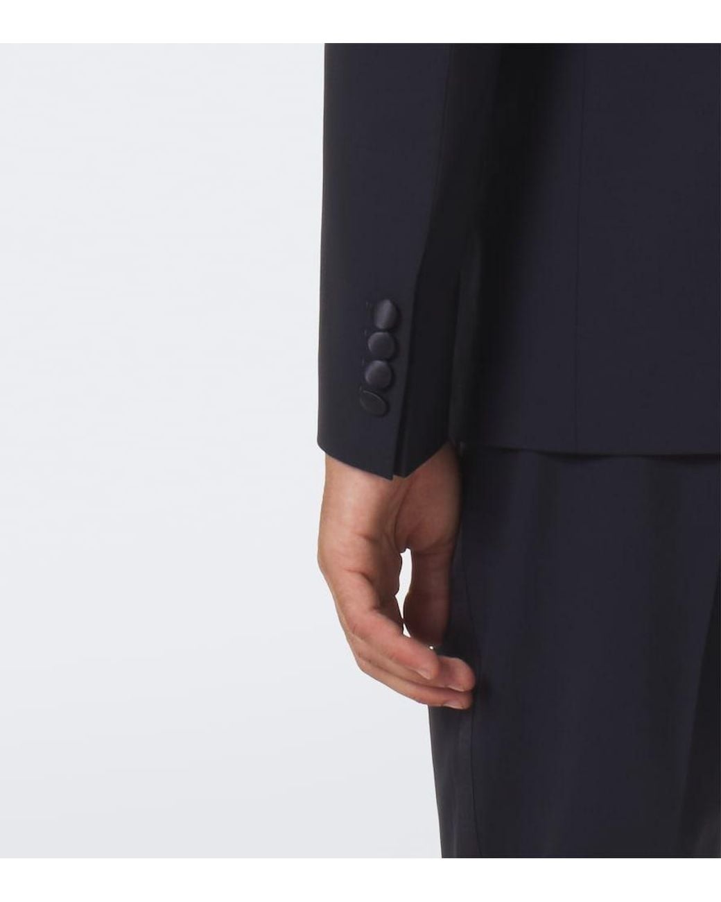 Dolce & Gabbana Blue Wool And Silk-Blend Tuxedo for men