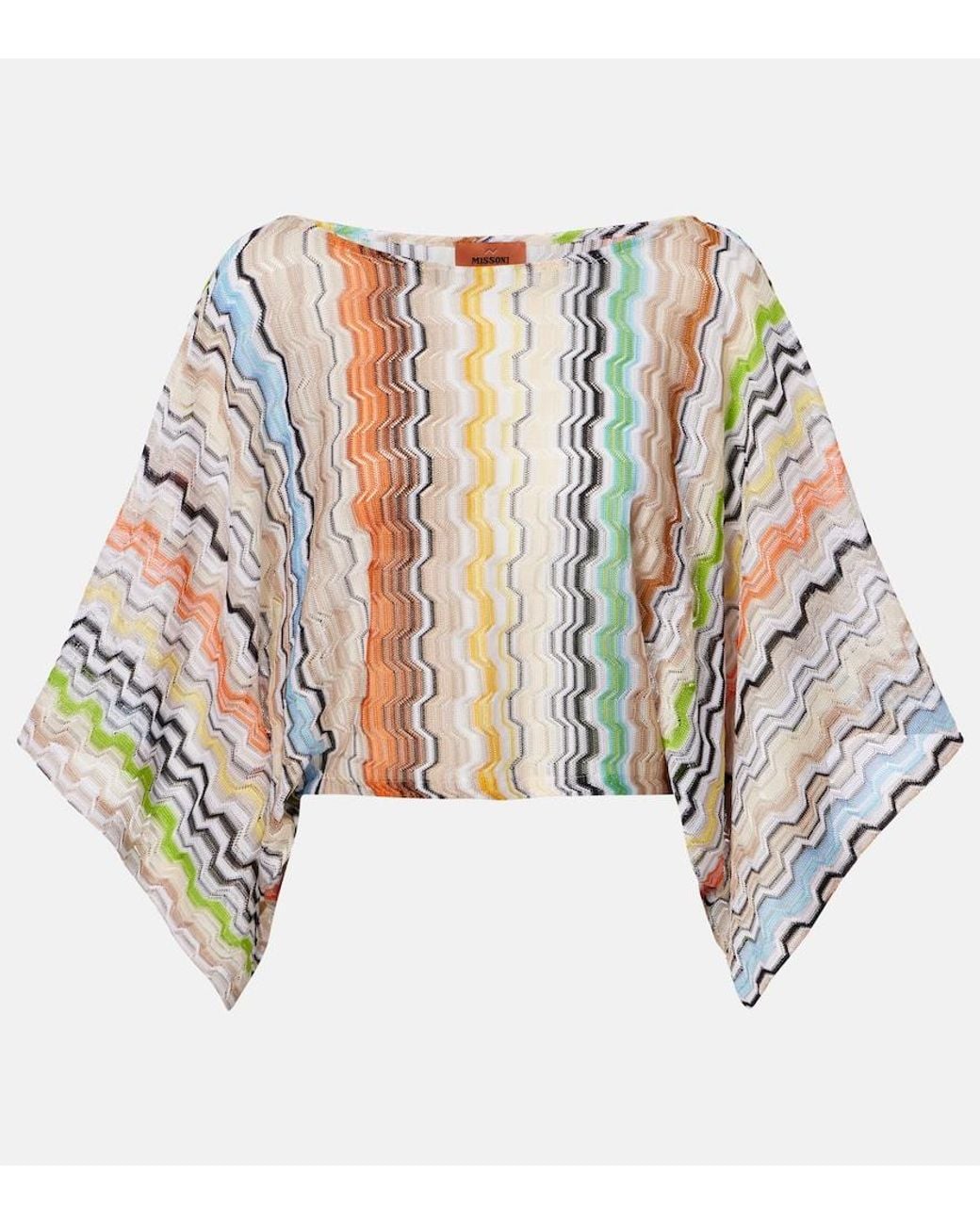 Missoni White Zig Zag Top