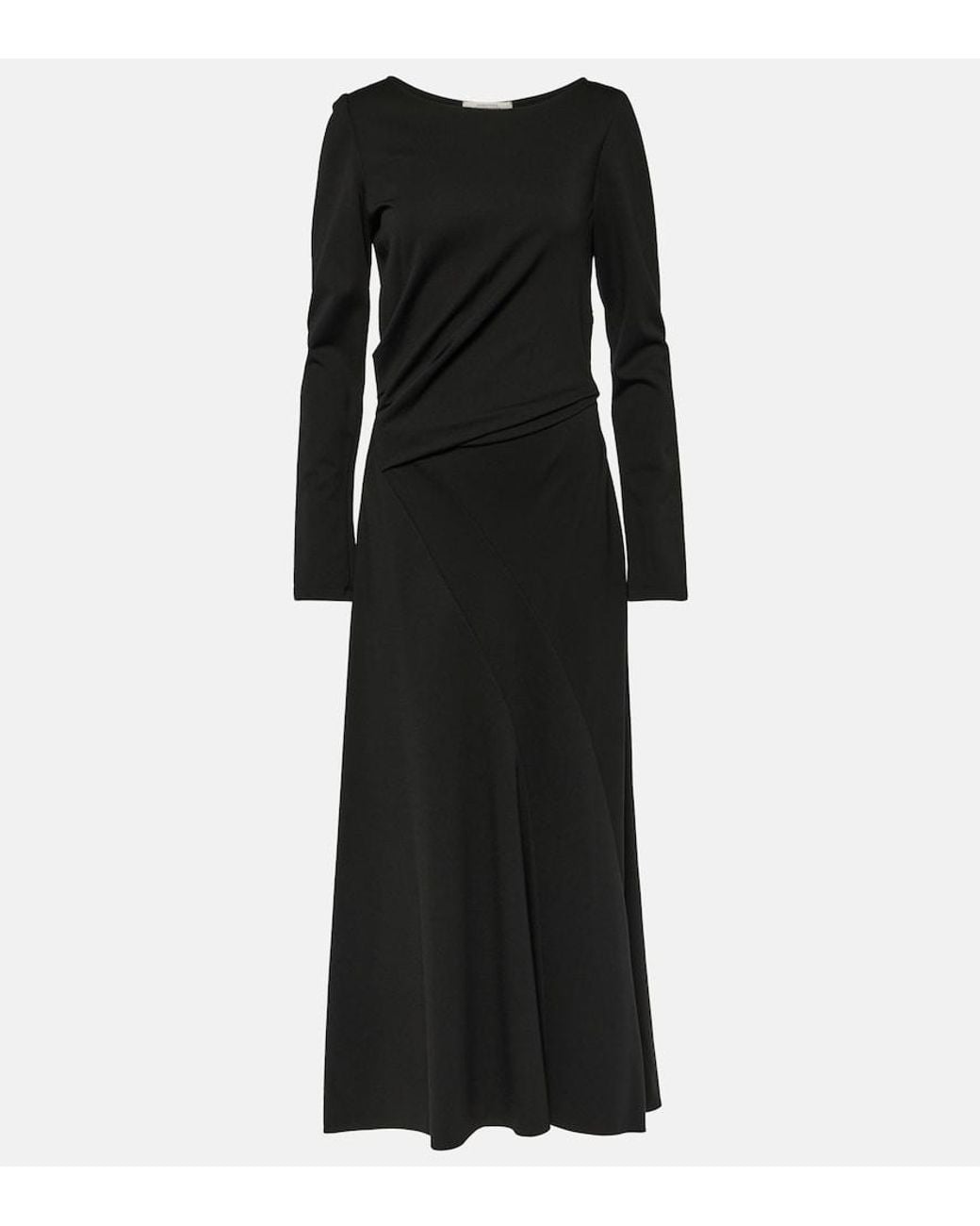 Dorothee Schumacher Black Emotional Essence Jersey Midi Dress