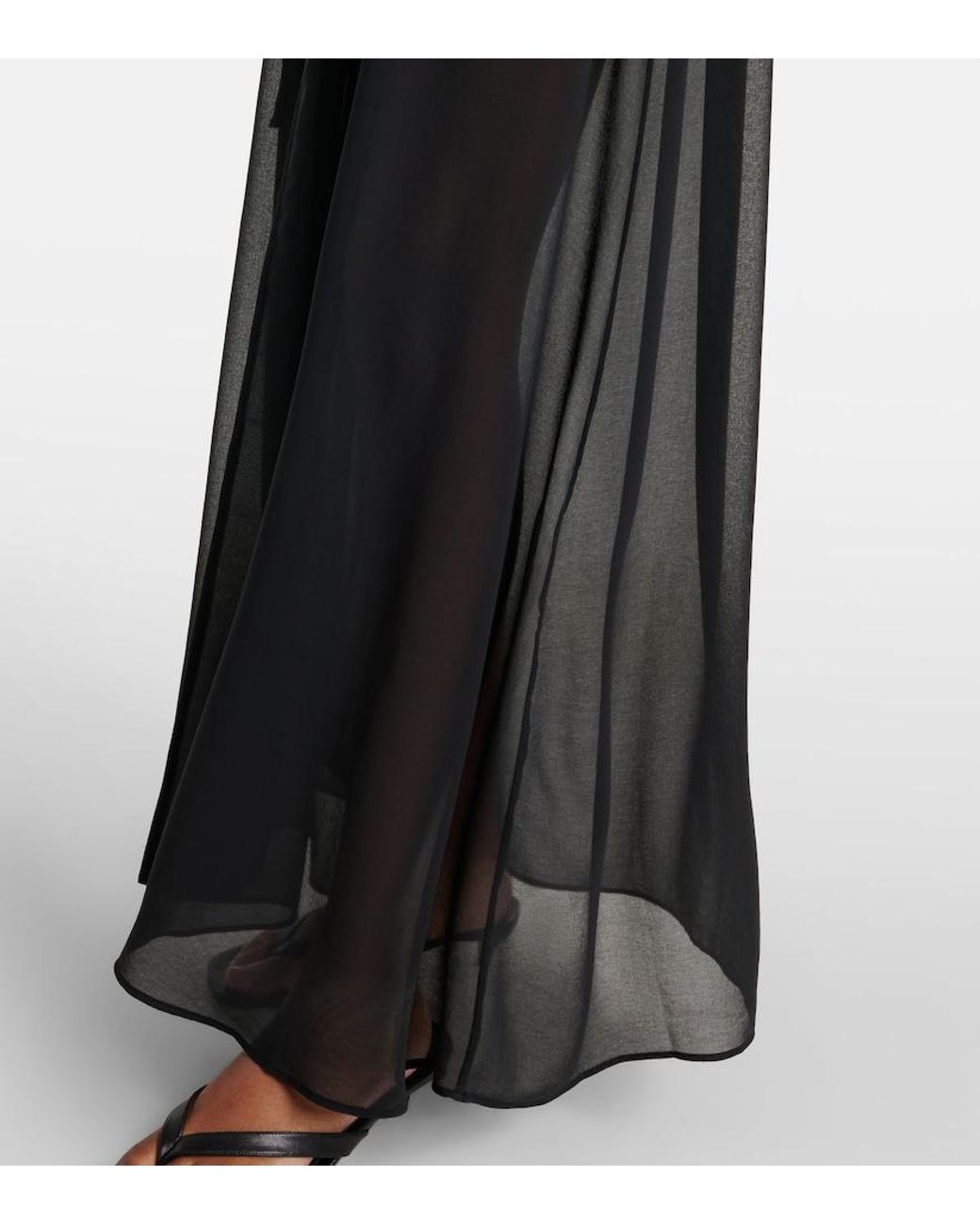 Alexandra Miro Black Betty Sheer Kaftan