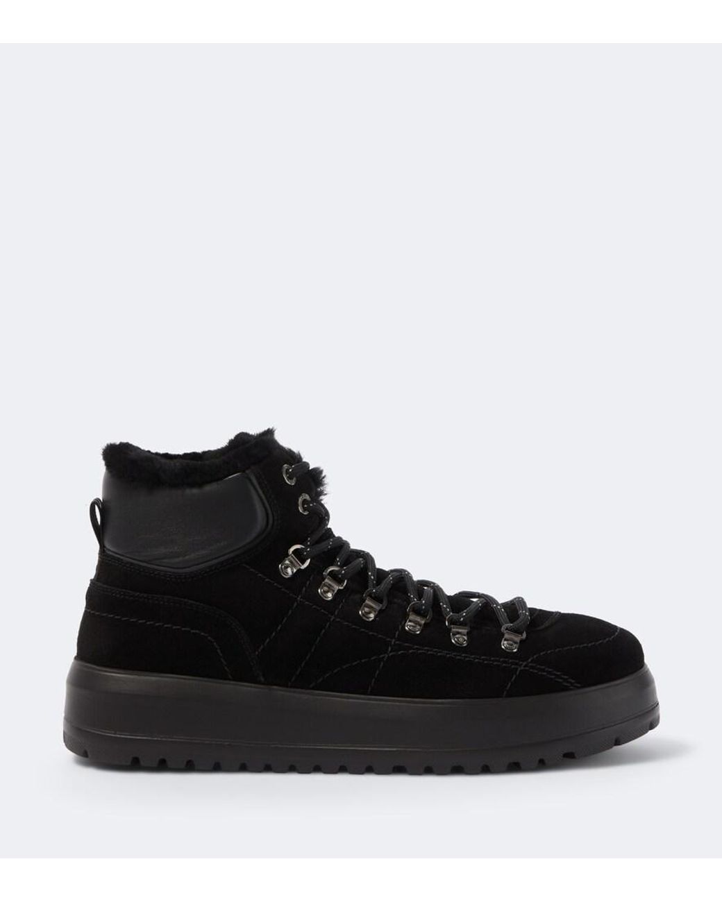 Bogner Black Antwerp M 16 B Suede Lace-Up Boots for men