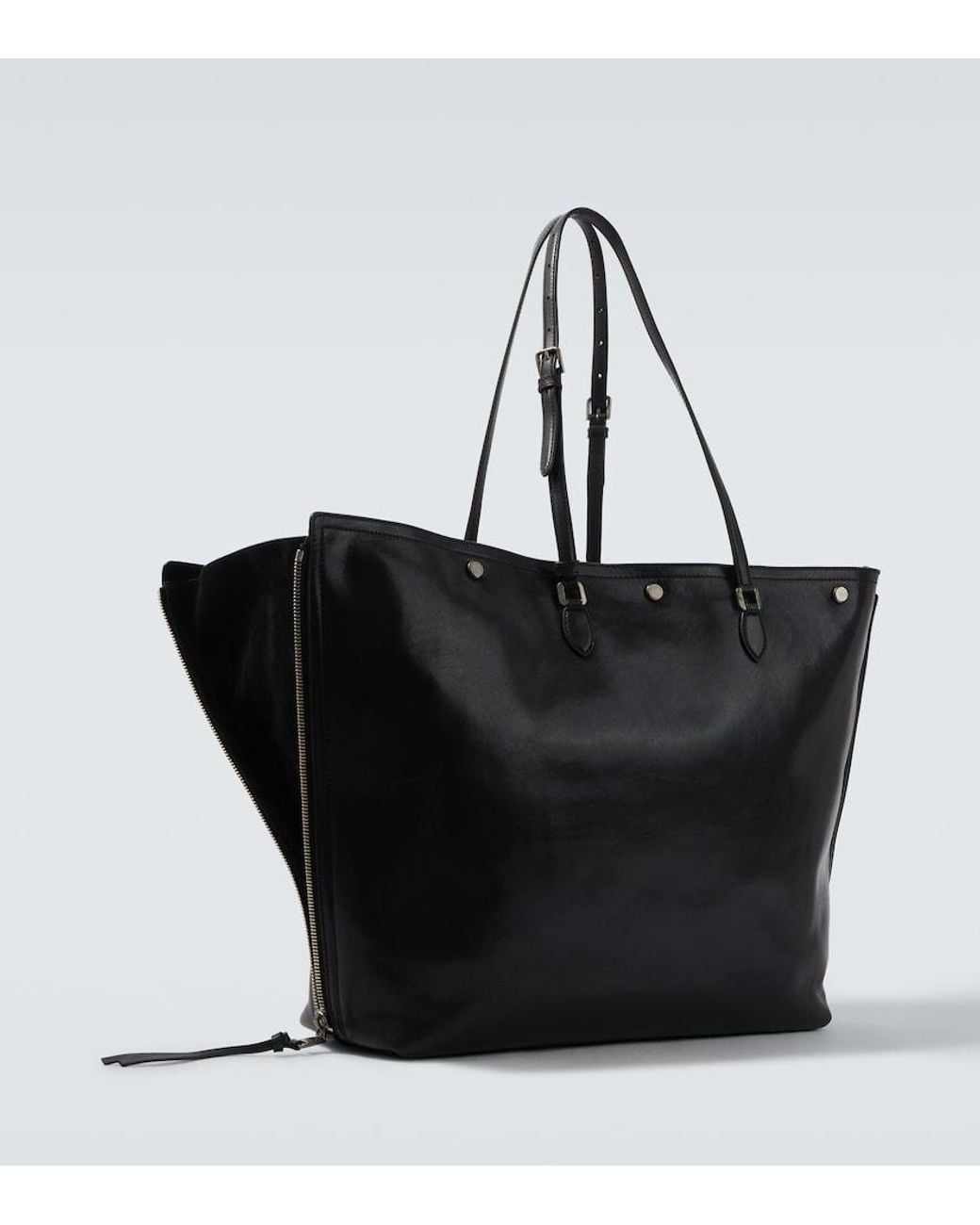 Dolce & Gabbana Black Atene Leather Tote Bag for men
