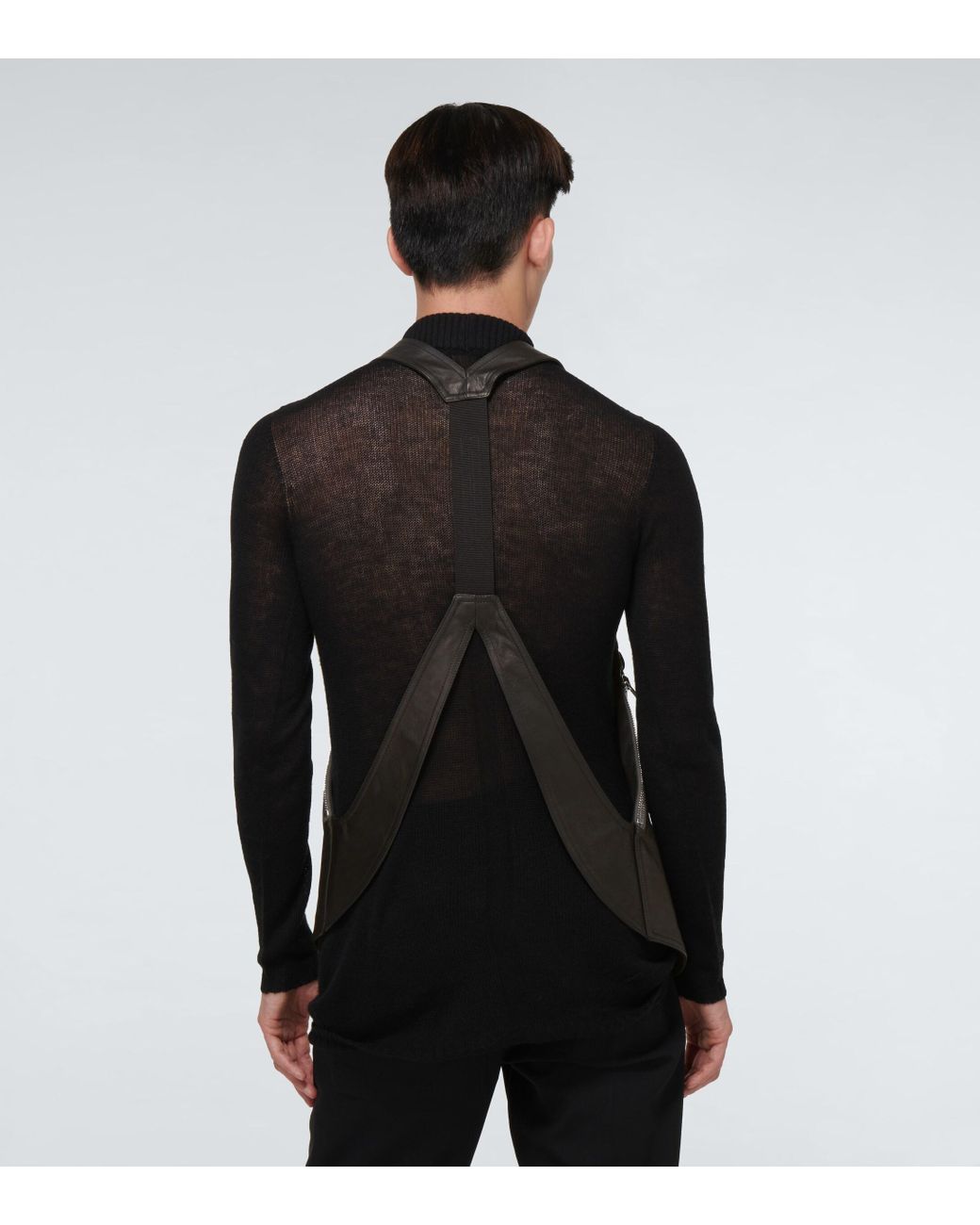 Rick Owens Bauhaus Harness Vest in Black for Men | Lyst Australia
