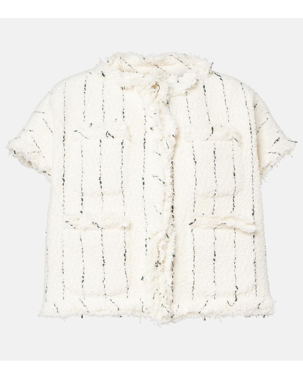 Sacai Natural Tweed Vest