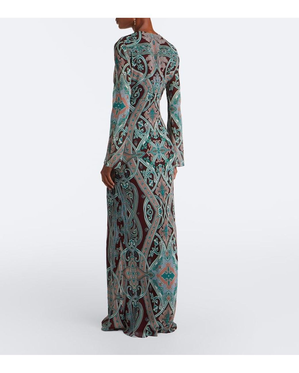 Veronica Beard Multicolor Daciana Printed Silk Georgette Maxi Dress