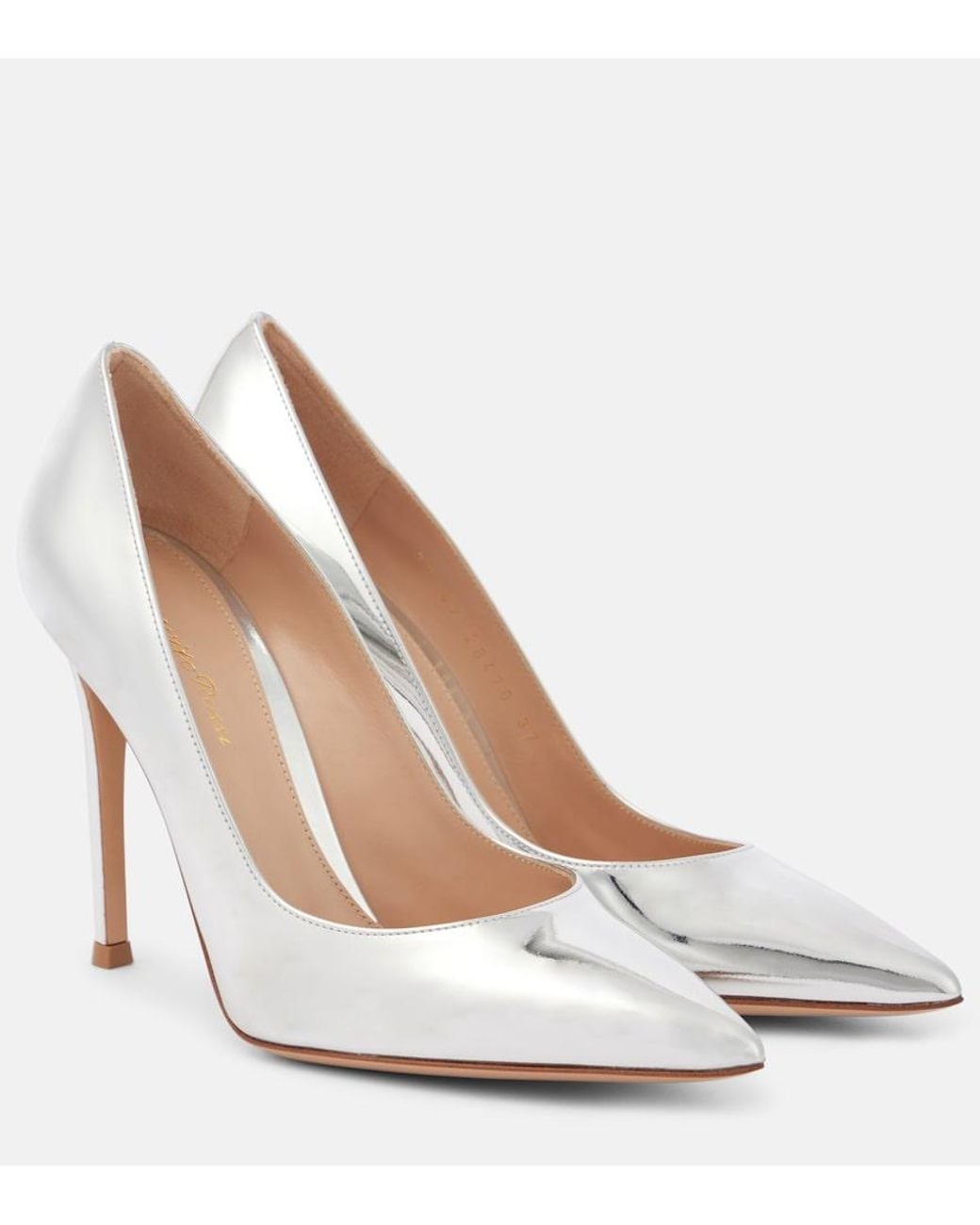 Gianvito Rossi Gianvito 105 Metallic Leather Pumps