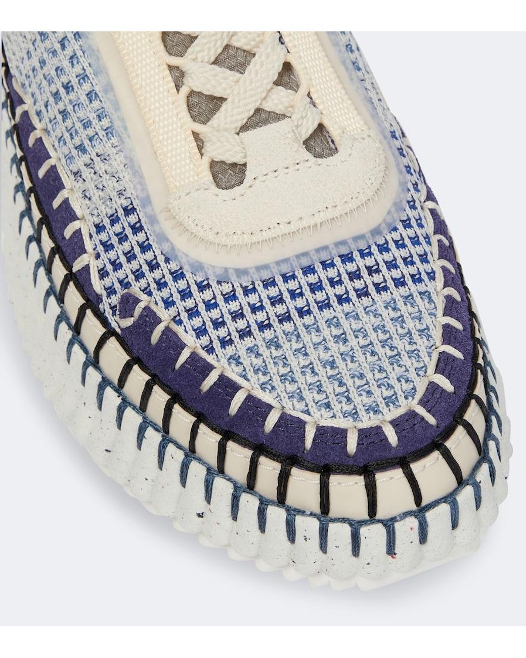 Chloé White Nama Sneaker