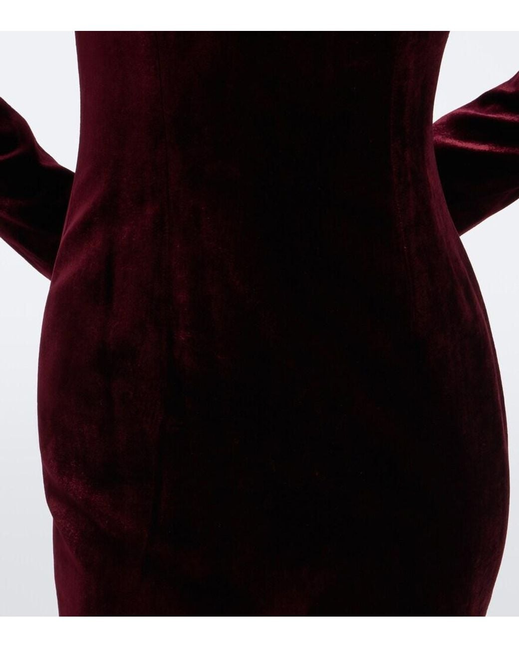 Roland Mouret Purple Embellished Velvet Gown