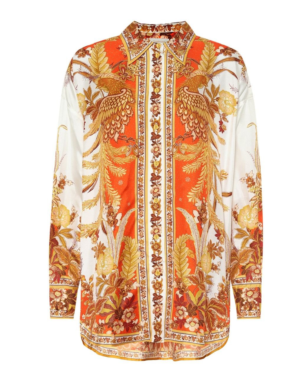 Zimmermann Brightside Printed Silk-twill Shirt - Lyst