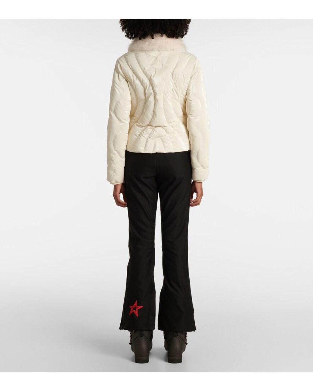 Perfect Moment Natural Carving Quilted Ski Jacket