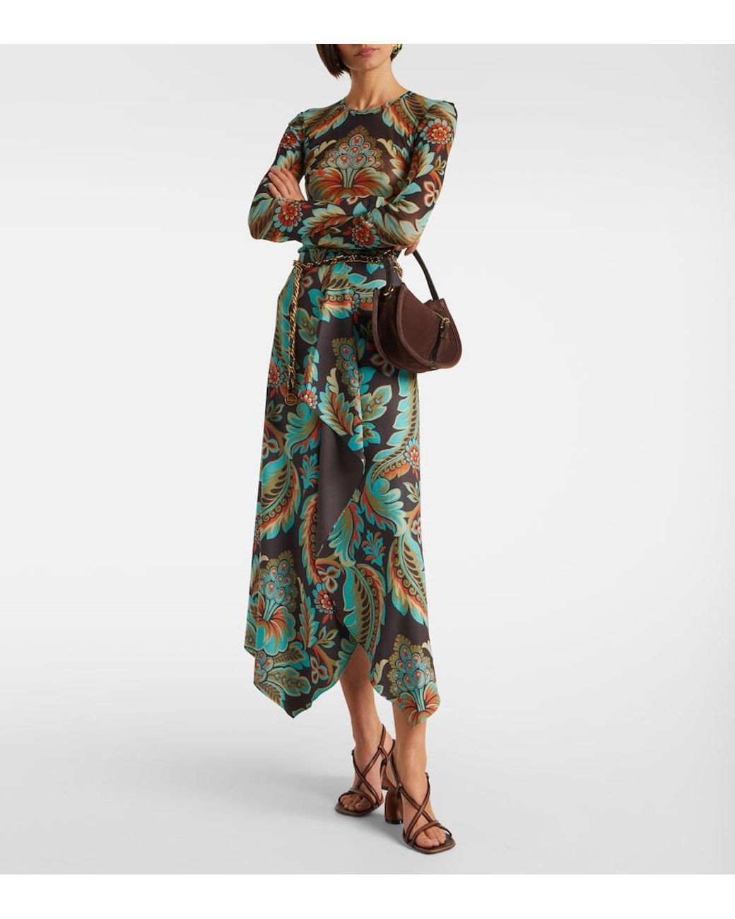 Borsa A Tracolla Pony Small di Etro in Brown