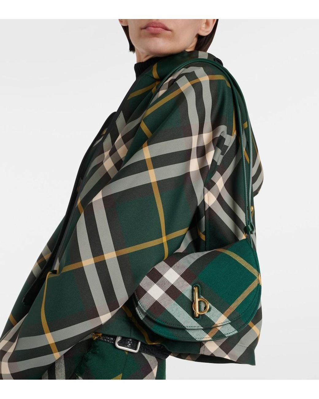 Burberry Green Rocking Horse Mini Shoulder Bag