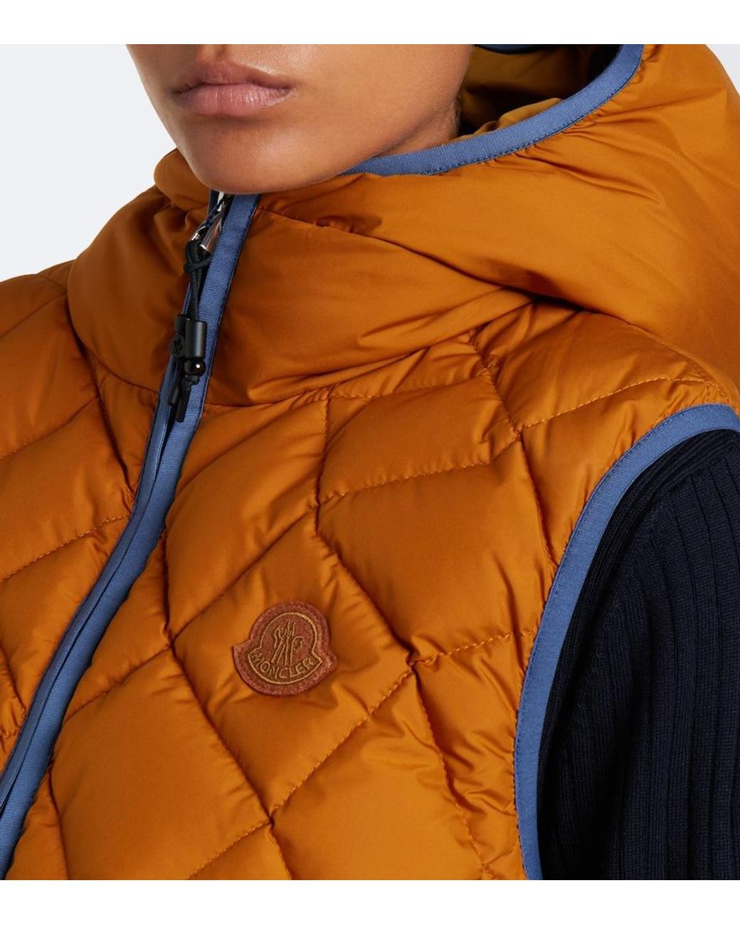 Moncler Brown Armella Down Vest