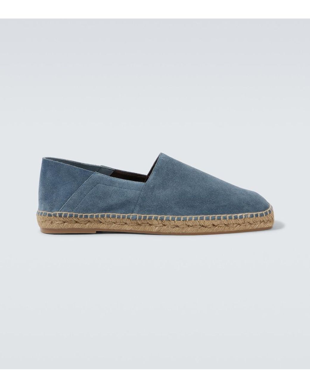 Tom Ford Blue Barnes Suede Espadrilles for men
