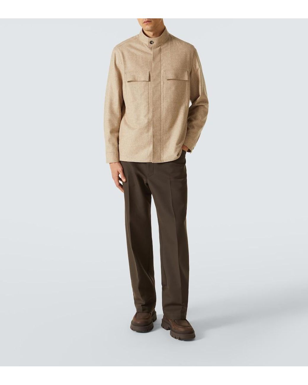 Zegna Natural Cashmere Jacket for men