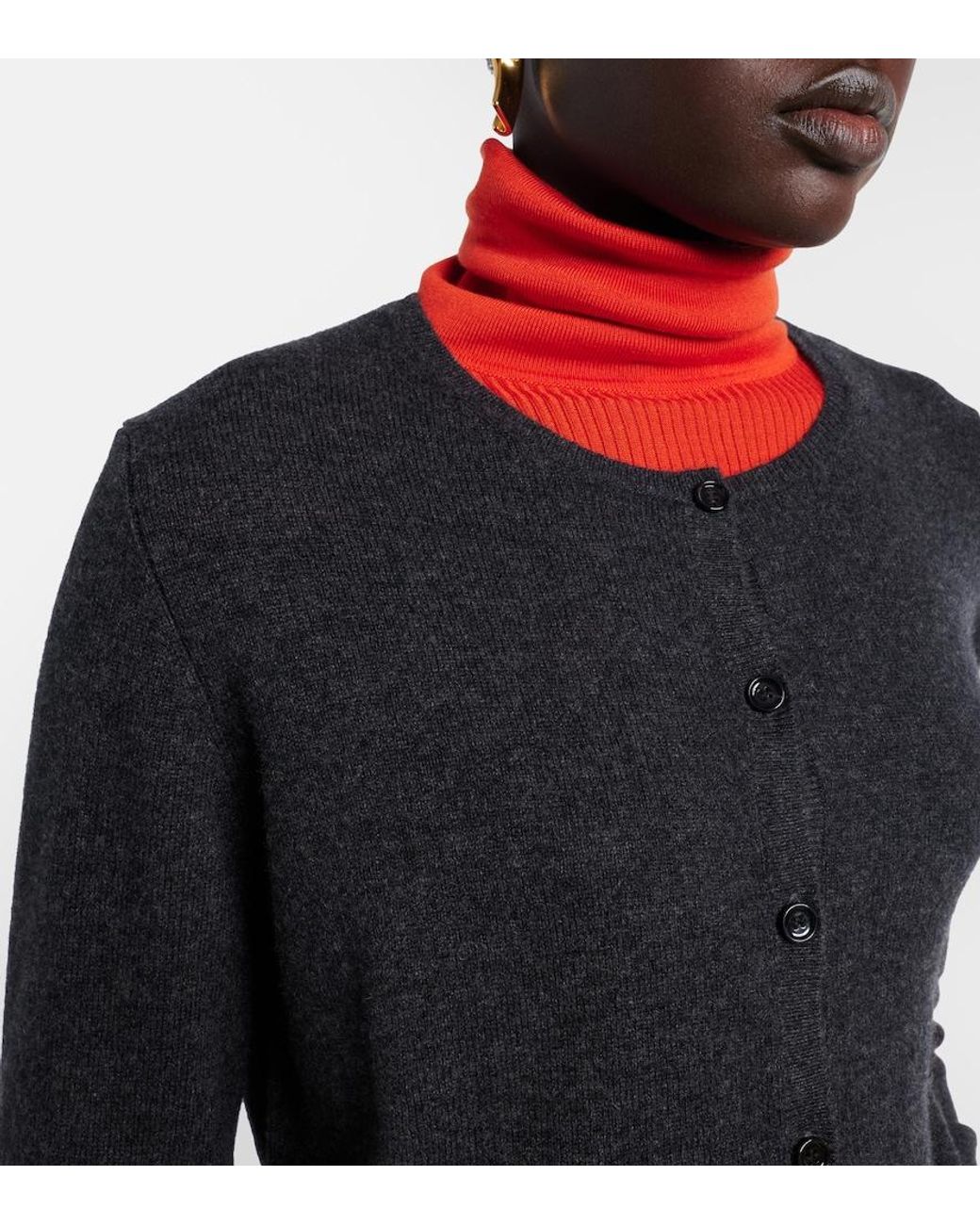 Jardin Des Orangers Black Cashmere Cardigan